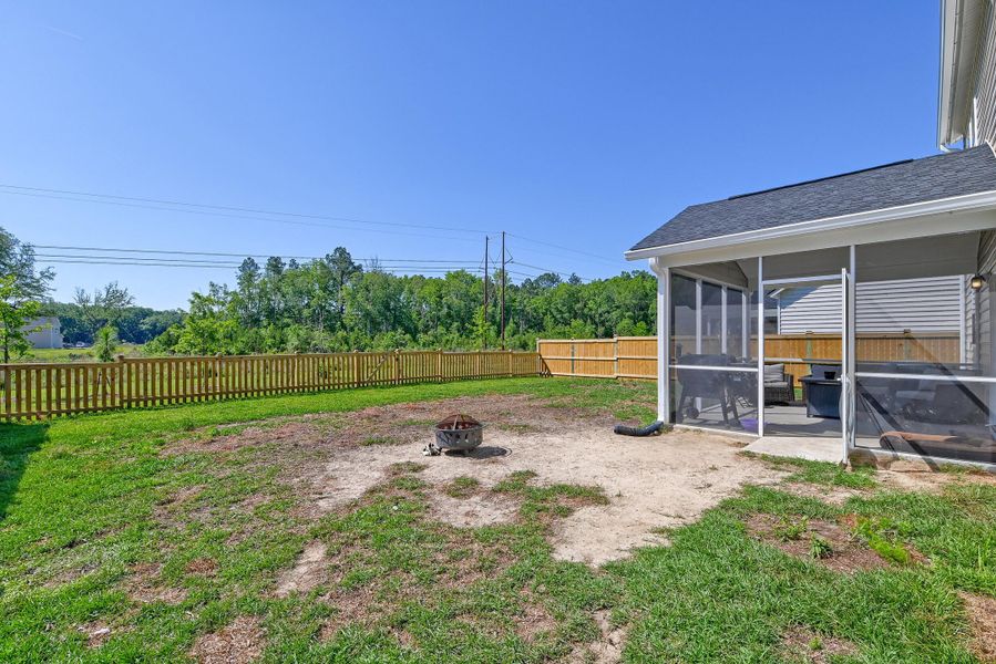 Exterior details and patio area of a home in Heron's Walk at Summers Corner, Summerville (Image 29).