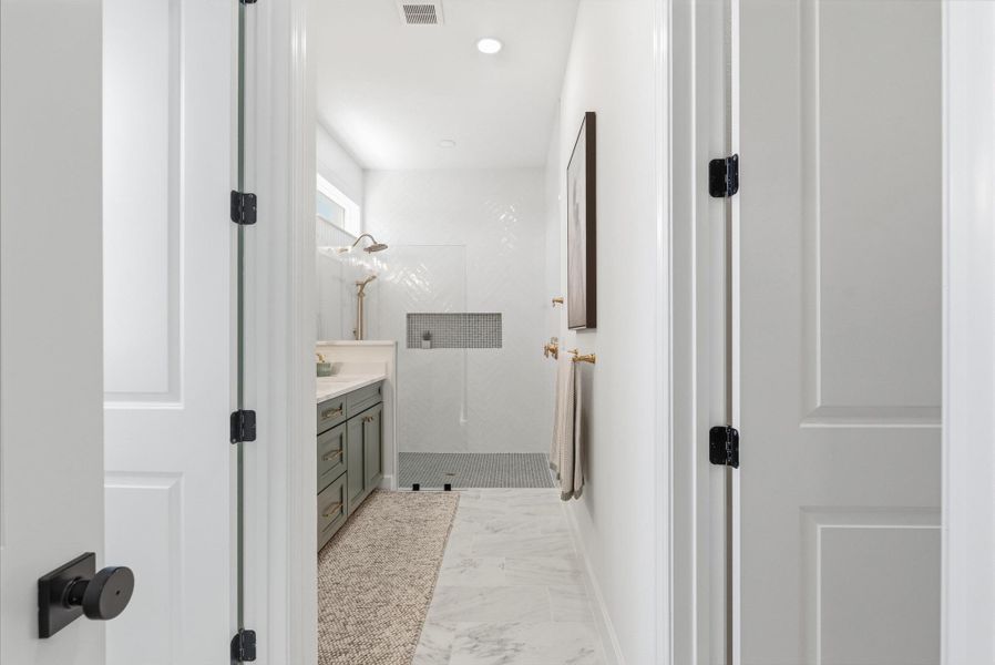 Representative furnished interior of a home built from the Amelia by SeaGate Homes in Beachview Cove, Ormond Beach (Image 79).