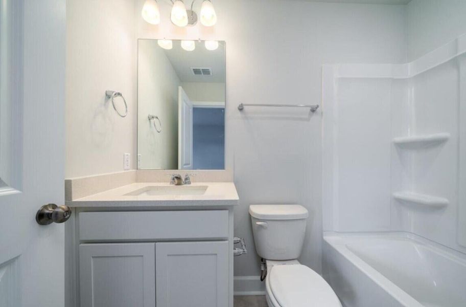 Furnished interior view inside a new home in Cedar Glen Preserve, Huger (Image 6). Furnished interior view inside a new home in Cedar Glen Preserve, Huger (Image 6).