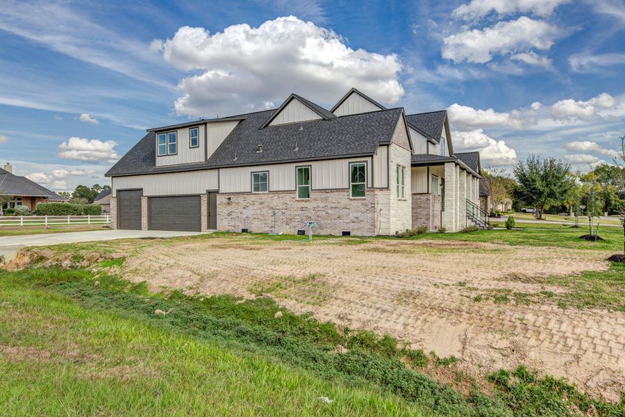 Exterior details and patio area of a home in , Cypress (Image 29).