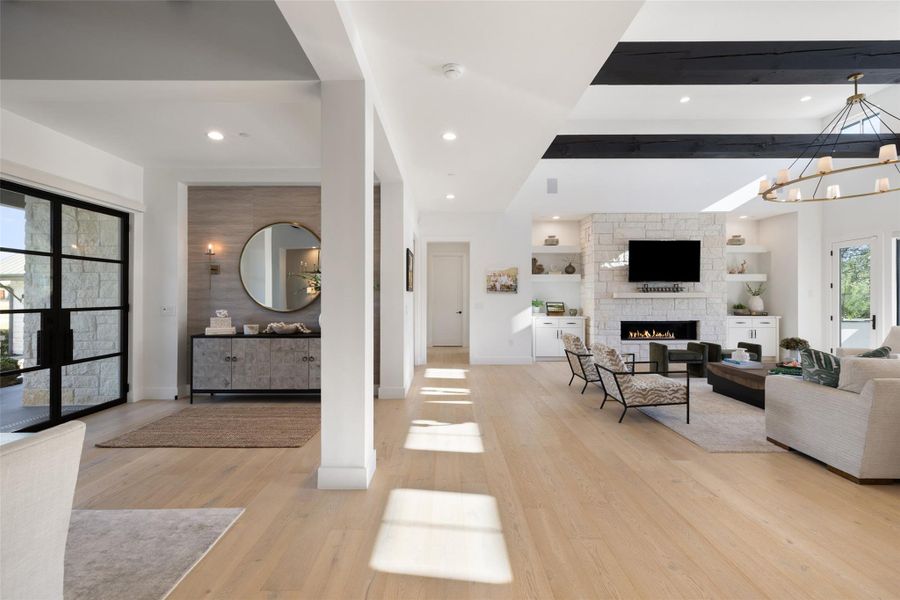 Furnished interior view inside a new home in , Austin (Image 15).