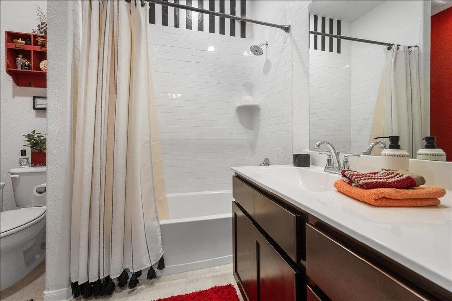 Furnished interior view inside a new home in , Buda (Image 11). Furnished interior view inside a new home in , Buda (Image 11).