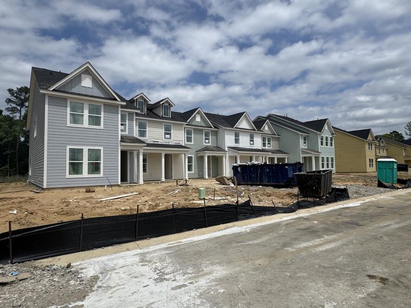 Front exterior of a new home in Abbey Walk, Moncks Corner, SC, highlighting curb appeal (Image 25).
