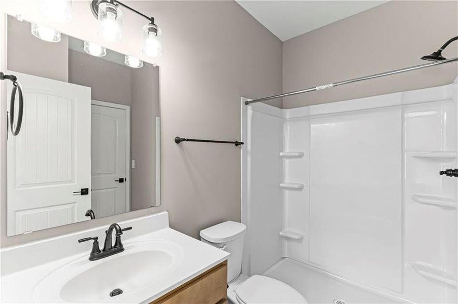 Furnished interior view inside a new home in Twin Lakes, Hoschton (Image 8). Furnished interior view inside a new home in Twin Lakes, Hoschton (Image 8).