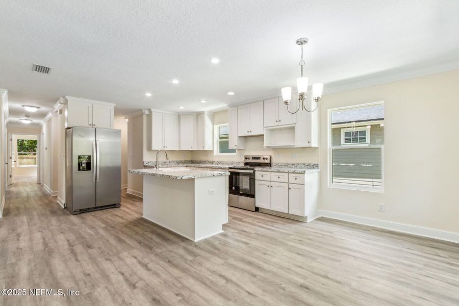 Furnished interior view inside a new home in , Jacksonville (Image 8).