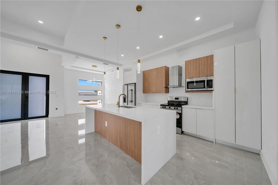 Furnished interior view inside a new home in , Cape Coral (Image 3). Furnished interior view inside a new home in , Cape Coral (Image 3).