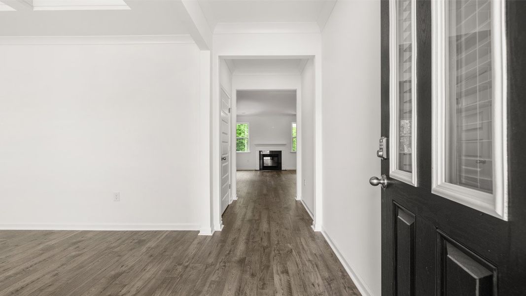 Spacious, unfurnished interior of a new home in The Gates at Pates Creek, Hampton (Image 39). Spacious, unfurnished interior of a new home in The Gates at Pates Creek, Hampton (Image 39).