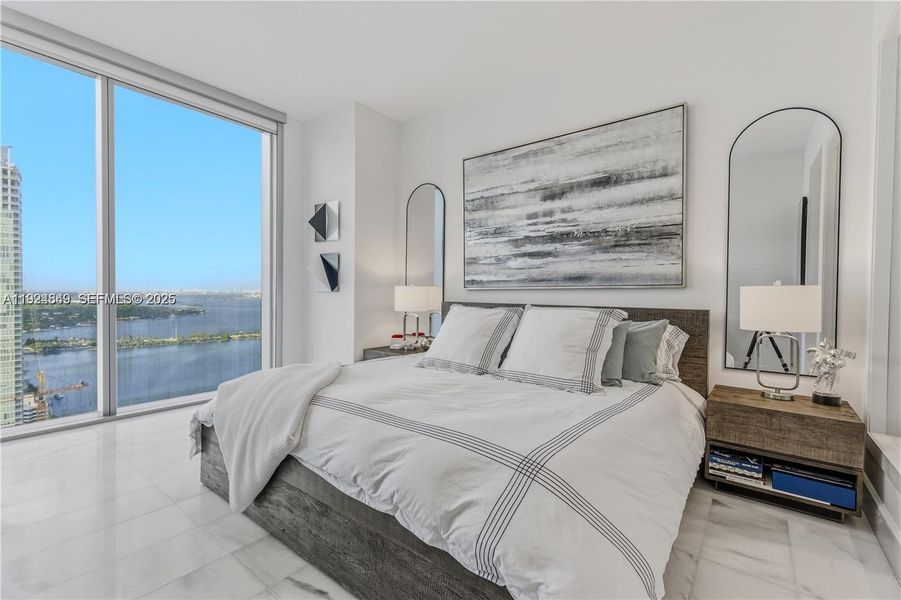 Furnished interior view inside a new home in Missoni Baia, Miami (Image 9).