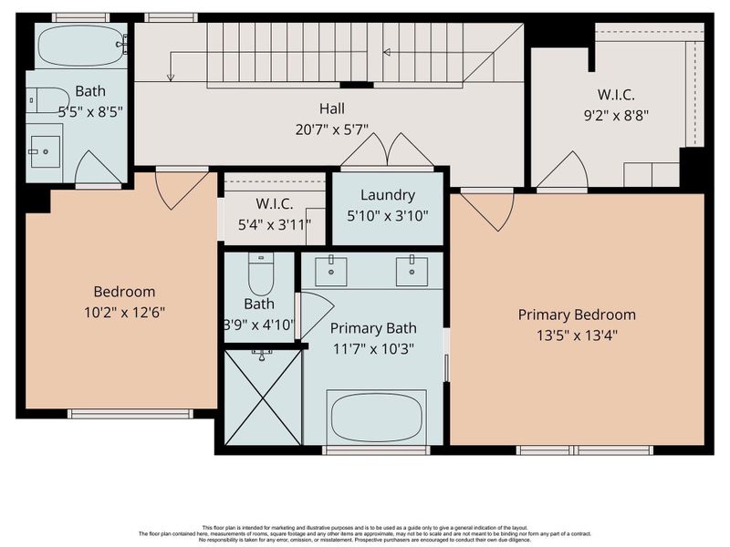 2D floor plan layout of this home in , Houston, TX (Image 5).