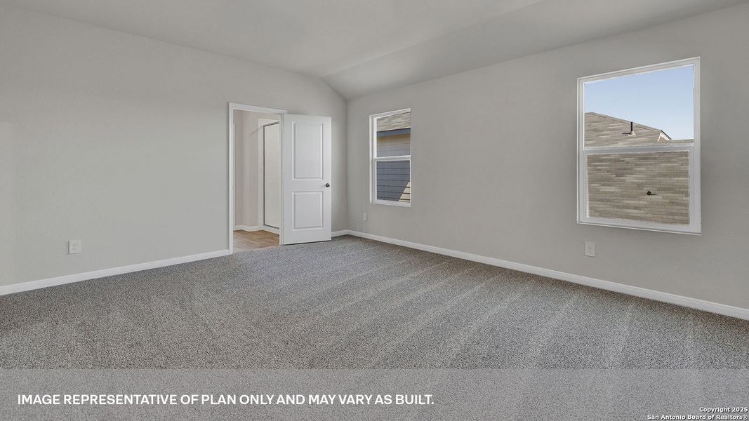 Spacious, unfurnished interior of a new home in Whisper South, San Marcos (Image 35).