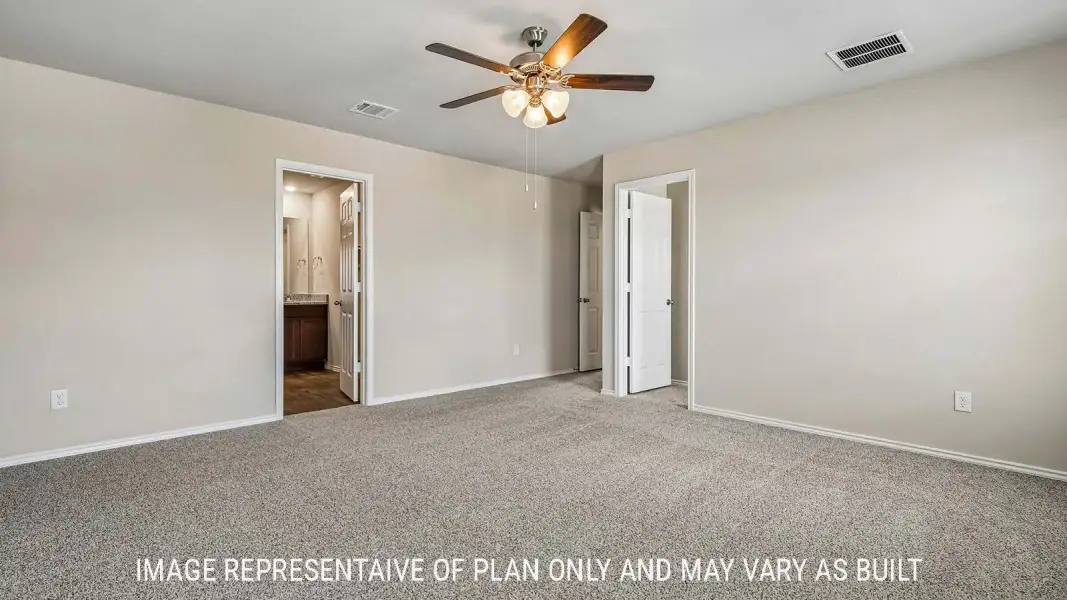 Spacious, unfurnished interior of a new home in Rancho San Gabriel, Georgetown (Image 25).
