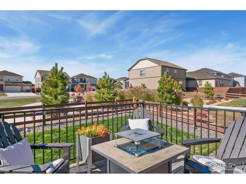 Exterior details and patio area of a home in Mallard Ridge, Johnstown (Image 24).