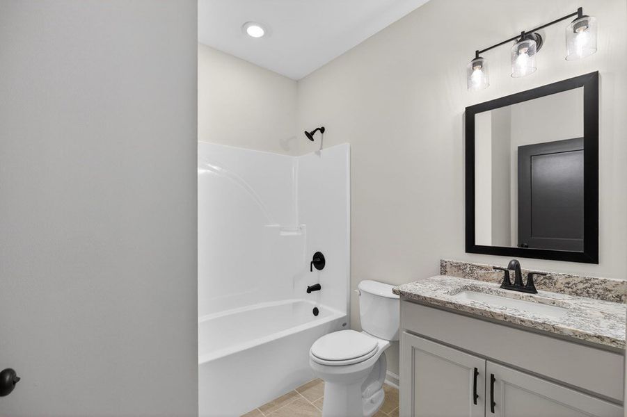 Furnished interior view inside a new home in Blackwelder Bluff, Bowdon (Image 9).