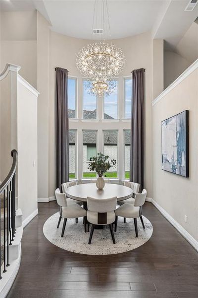 Furnished interior view inside a new home in , Fate (Image 31).