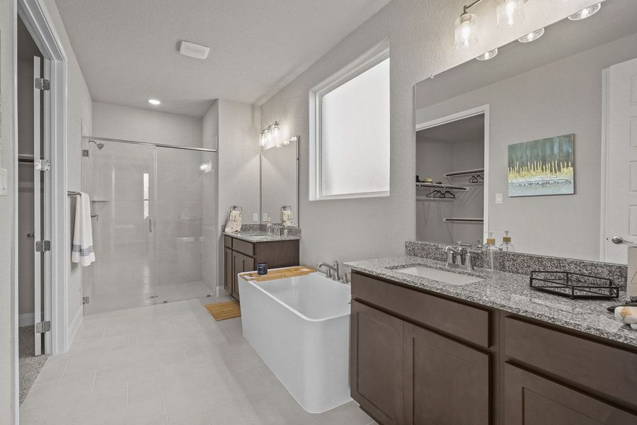 Representative furnished interior of a home built from the The Jennings G by Davidson Homes LLC in The Reserve at Potranco Oaks, Castroville (Image 30).