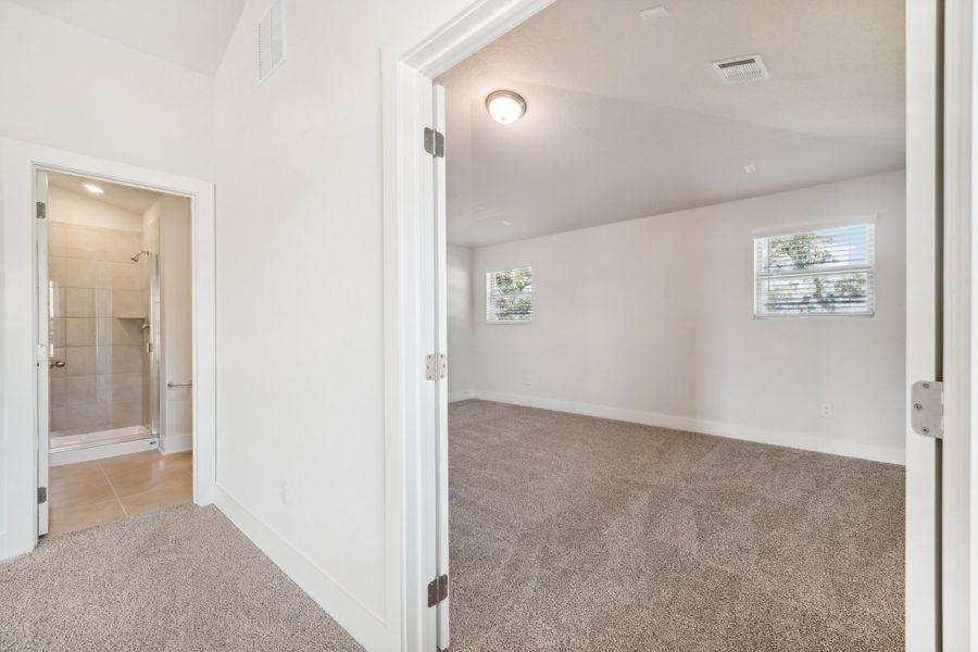 Game room in the Medina floorplan at a Meritage Homes community.