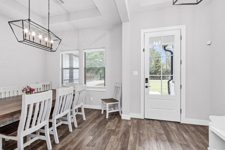Furnished interior view inside a new home in , Magnolia (Image 18).