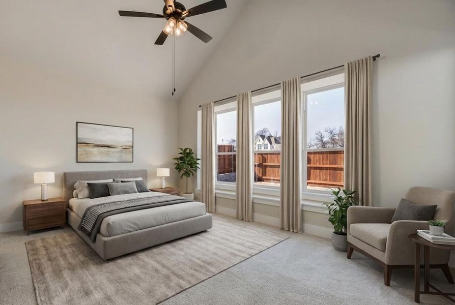 Furnished interior view inside a new home in Providence Cove, McKinney (Image 8).