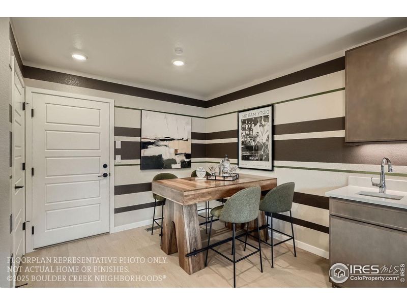 Furnished interior view inside a new home in Baseline, Broomfield (Image 7). Furnished interior view inside a new home in Baseline, Broomfield (Image 7).