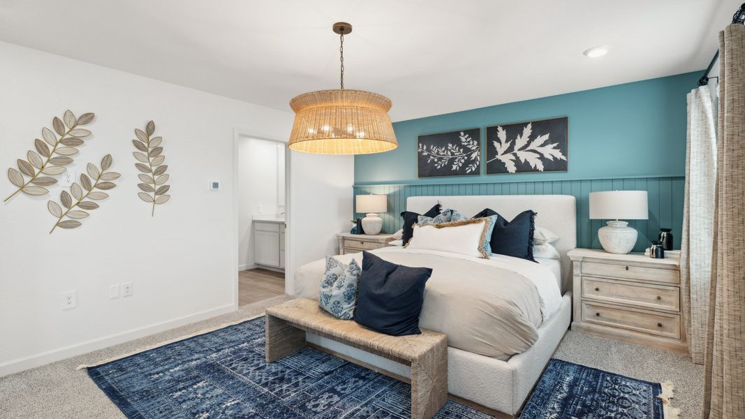Furnished interior view inside a new home in Remington, Buckeye (Image 26).