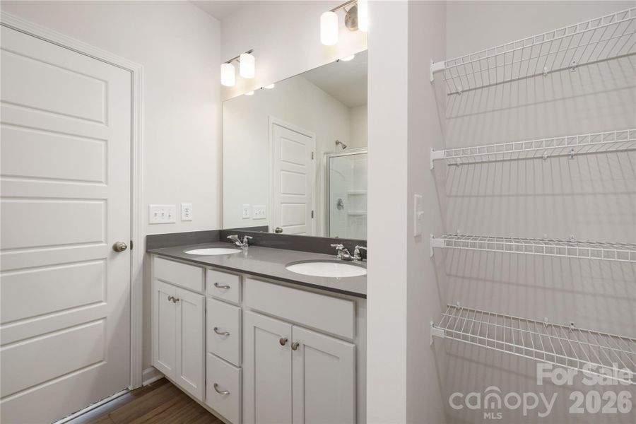 Furnished interior view inside a new home in Edgewood Preserve, Huntersville (Image 11).