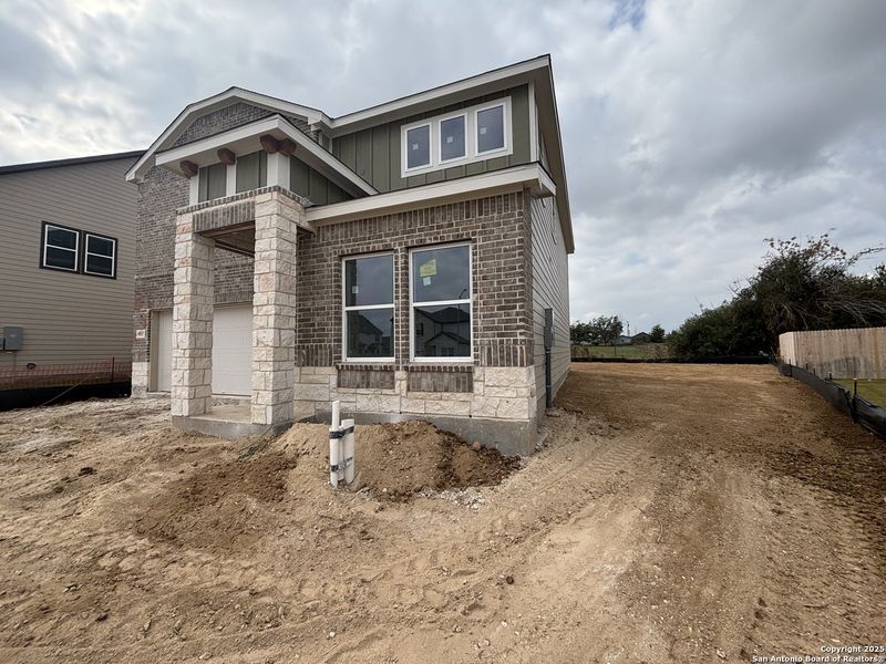 In-progress construction of a new home in , Schertz, TX (Image 15).