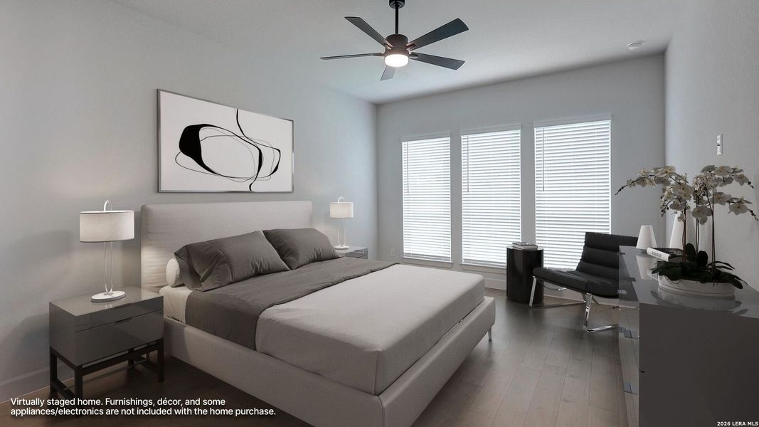Furnished interior view inside a new home in The Dominion, San Antonio (Image 14).