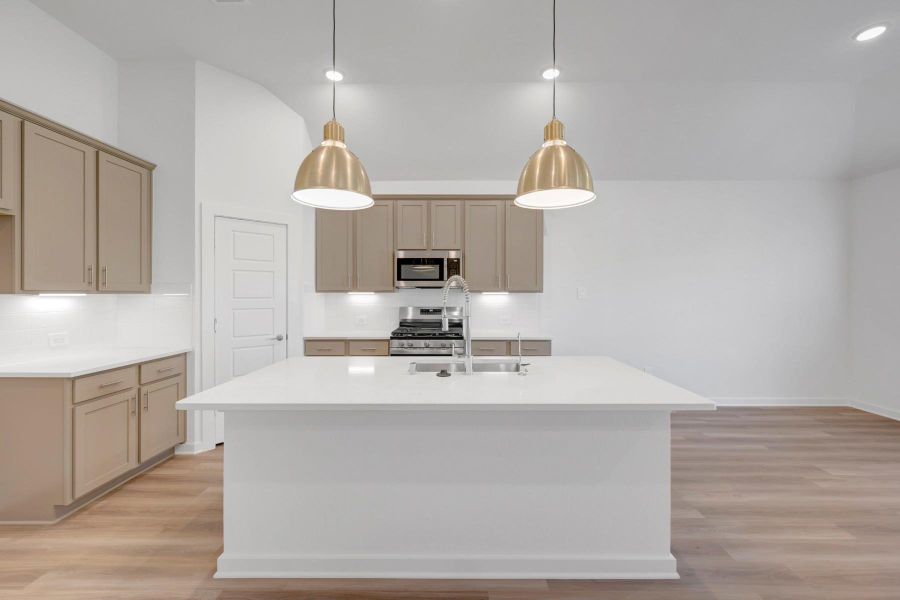 Furnished interior view inside a new home in Lone Star Landing, Montgomery (Image 14).