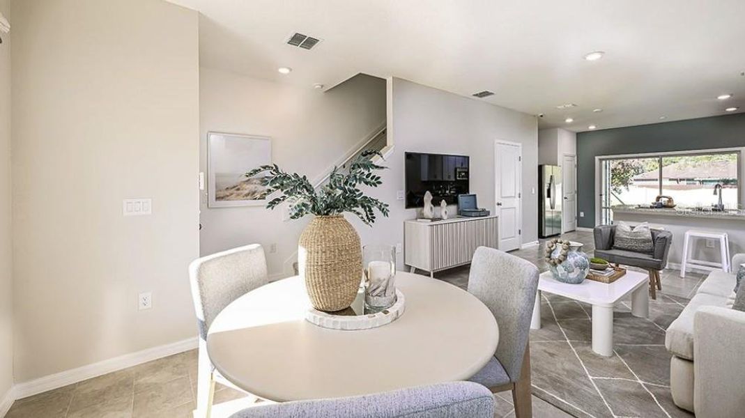 Furnished interior view inside a new home in Westview Community Group Page, Kissimmee (Image 3). Furnished interior view inside a new home in Westview Community Group Page, Kissimmee (Image 3).