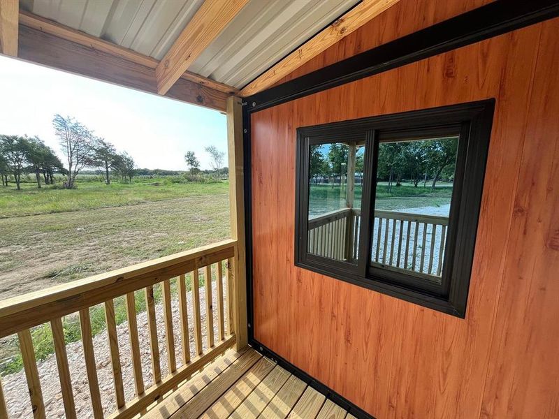 Exterior details and patio area of a home in , Mexia (Image 12).