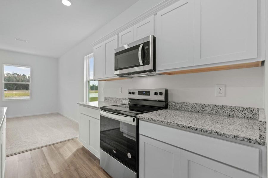Furnished interior view inside a new home in Willow Springs, Buda (Image 5).