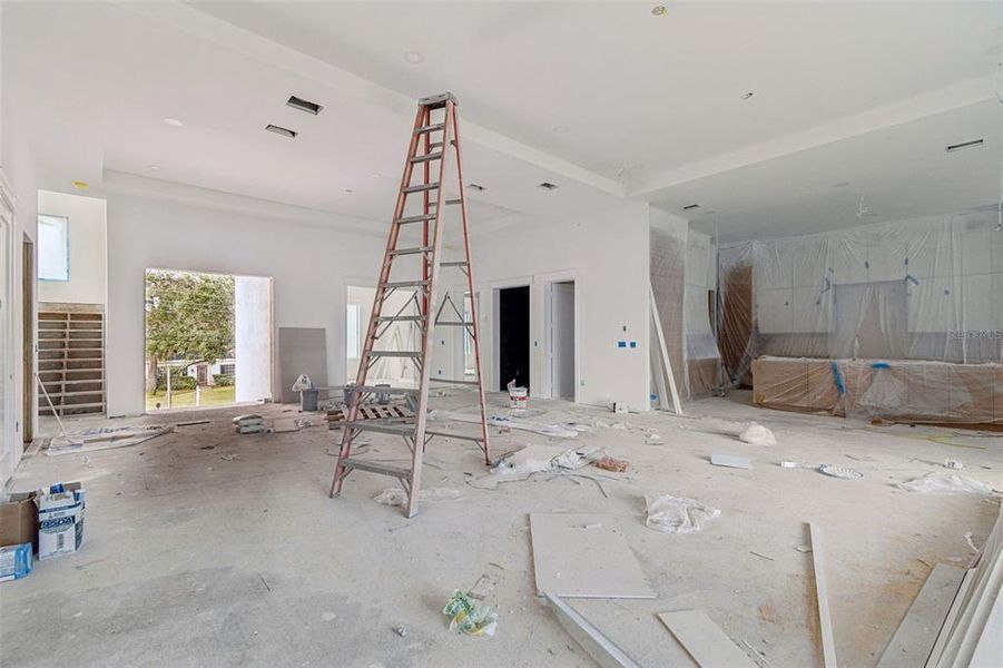 In-progress construction of a new home in , Tampa, FL (Image 15).