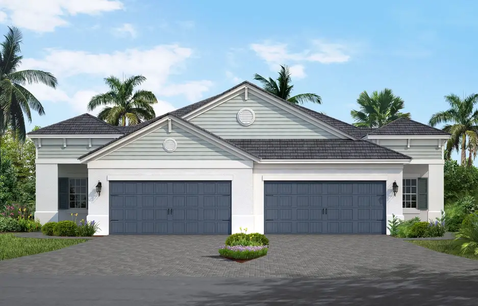 Representative exterior photo of a completed home built from the Tidewinds by Neal Communities in Grand Park, Sarasota, FL (Image 22).