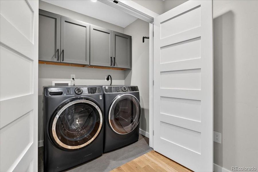 Furnished interior view inside a new home in , Denver (Image 37).