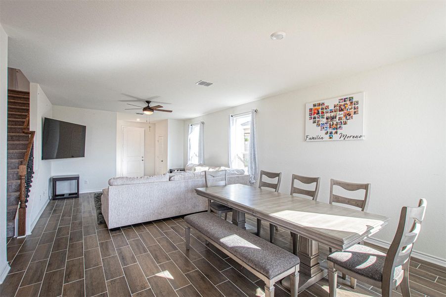 Furnished interior view inside a new home in , New Braunfels (Image 15).