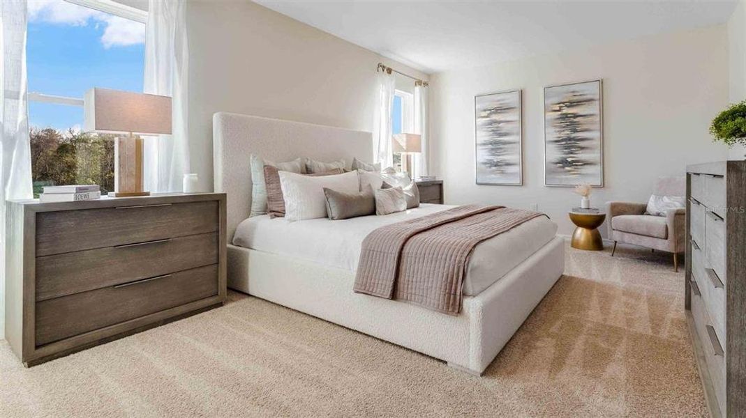 Furnished interior view inside a new home in , Kissimmee (Image 11).