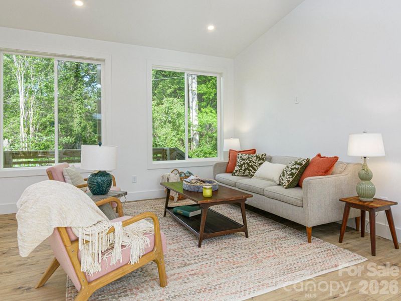 Furnished interior view inside a new home in , Asheville (Image 4).