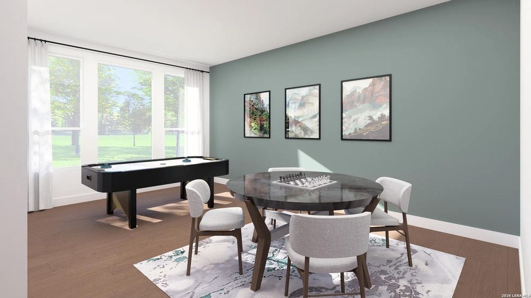 Furnished interior view inside a new home in Legacy at Lake Dunlap, New Braunfels (Image 5).