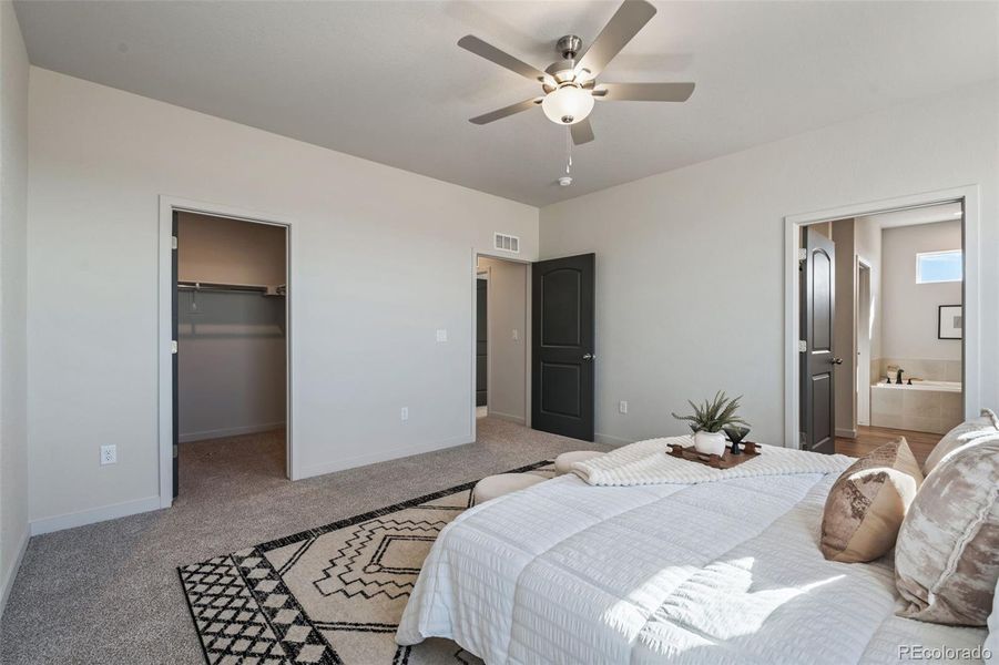 Furnished interior view inside a new home in , Calhan (Image 16).