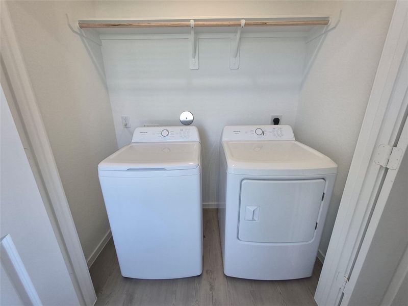Laundry closet