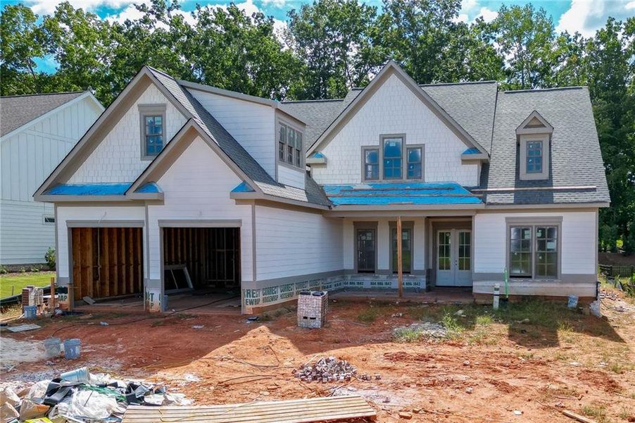 In-progress construction of a new home in , Statham, GA (Image 12).