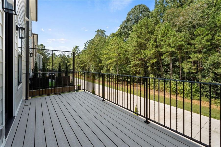 Exterior details and patio area of a home in , Stockbridge (Image 3).