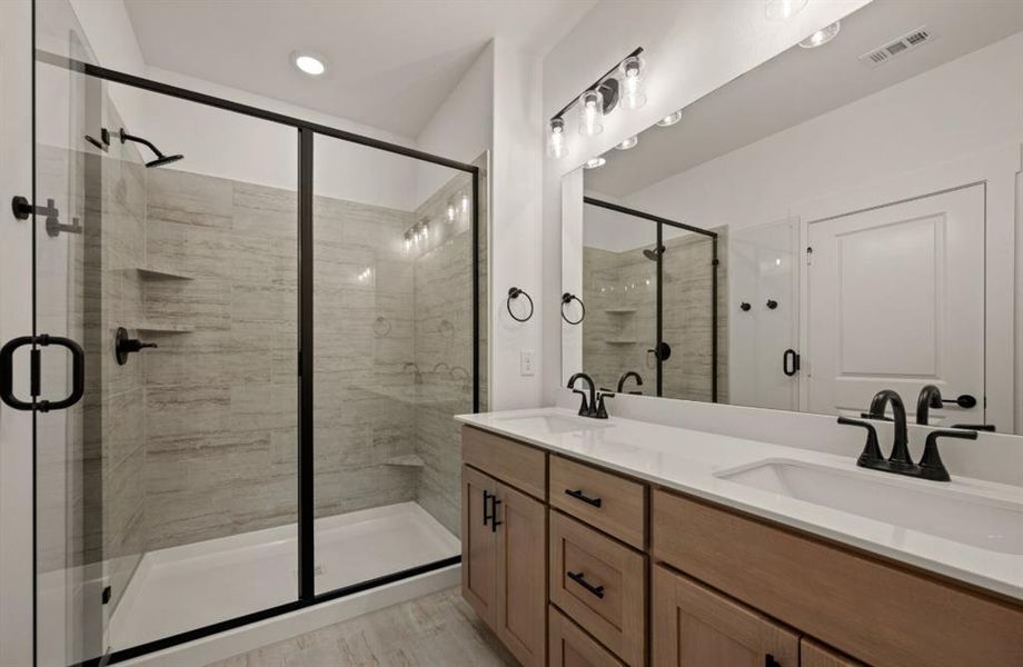 Furnished interior view inside a new home in Chelsea Commons, Allen (Image 8).