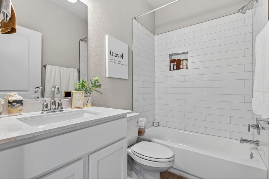 Representative photos shown are from a home with the same floor plan. Photos are intended to illustrate the layout and potential finishes; actual home may differ.