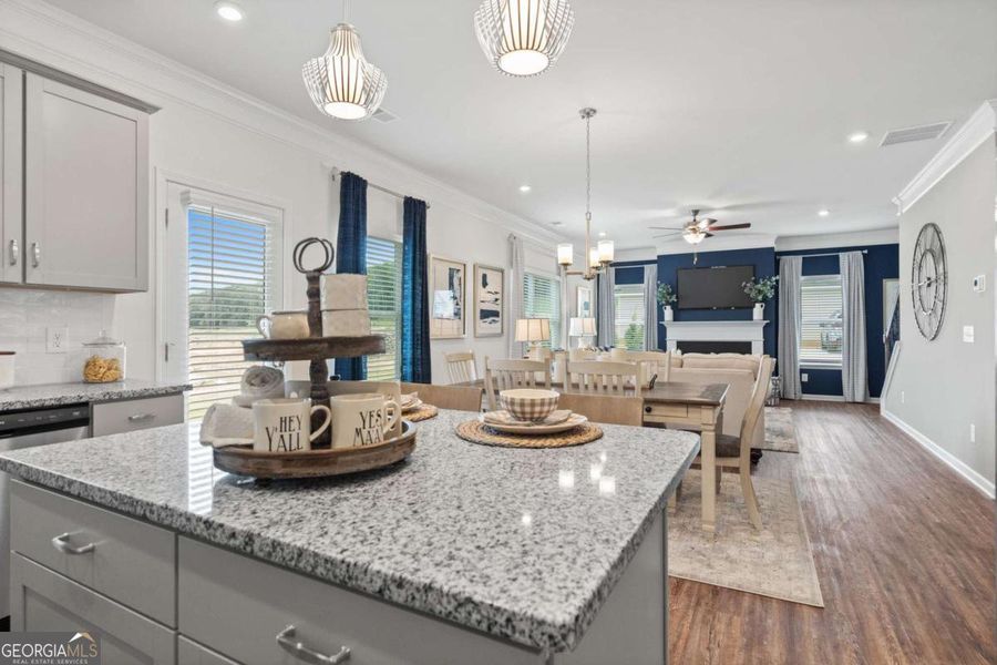 Furnished interior view inside a new home in Avalon, Perry (Image 10).