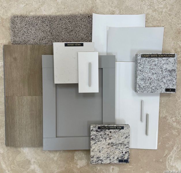 Sample of building materials used in homes in Timber Creek, San Antonio (Image 24).