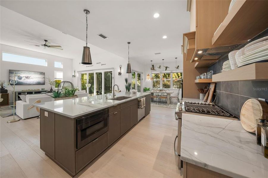 Furnished interior view inside a new home in , Venice (Image 13). Furnished interior view inside a new home in , Venice (Image 13).