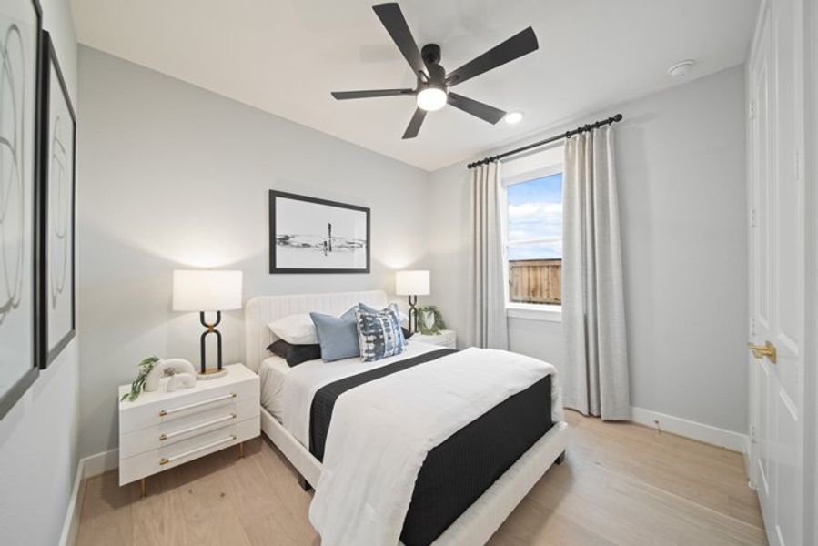 Furnished interior view inside a new home in Meridiana 40', 65', Manvel (Image 21).