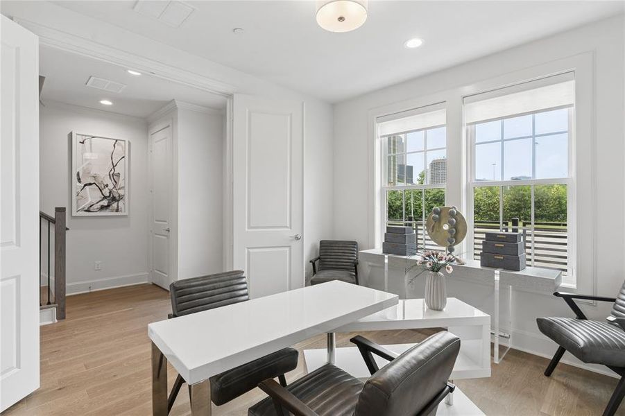 Image of model home with similar floorplan. Image of model home with similar floorplan.