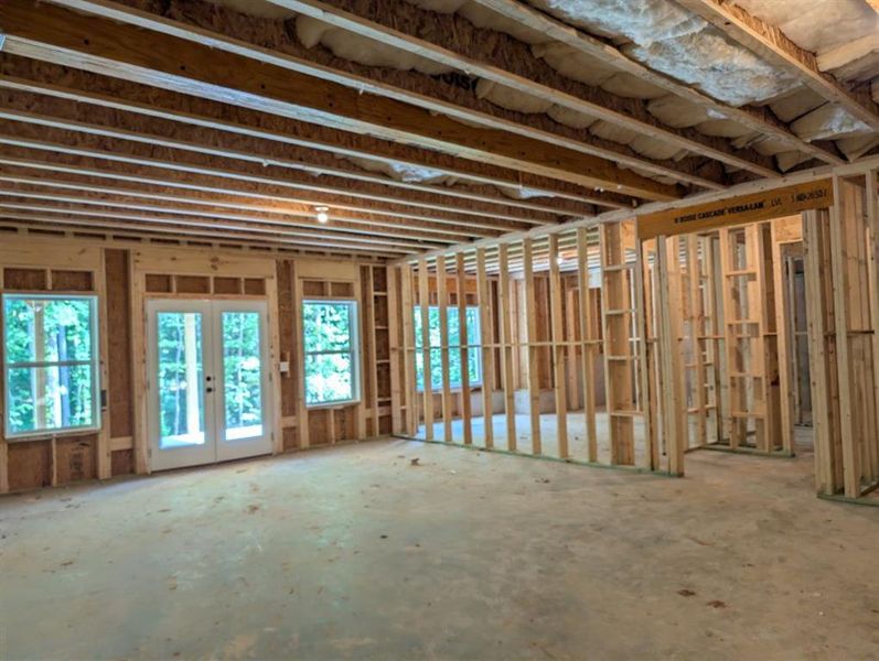 In-progress construction of a new home in Arden on Lanier, Cumming, GA (Image 27).